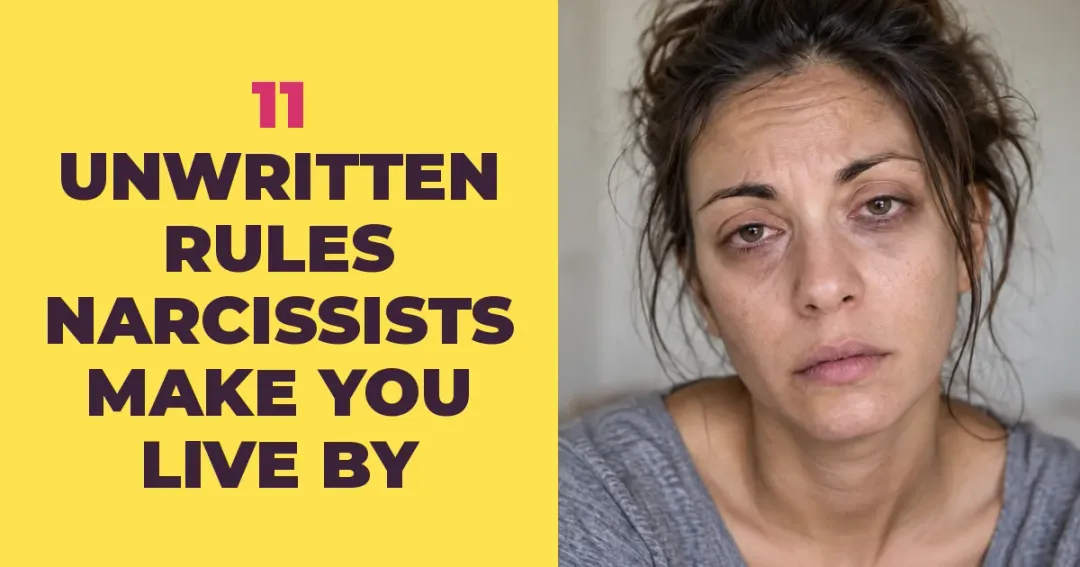 11 Unwritten Rules Narcissists Make You Live By
