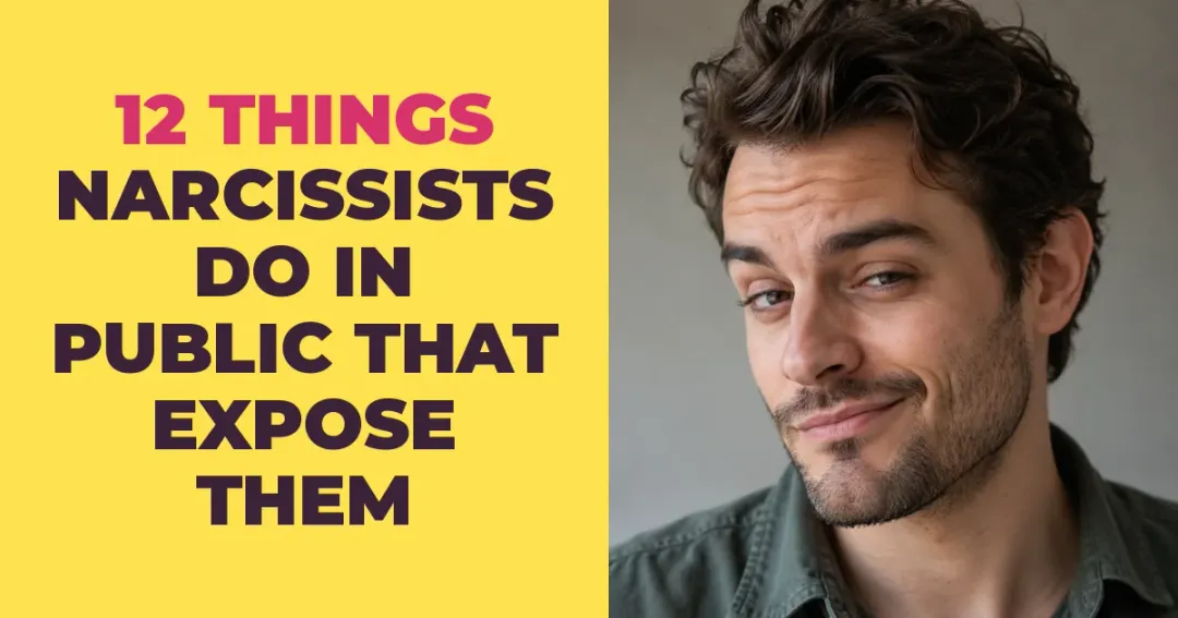 12 Things Narcissists Do in Public That Give Their True Self Away