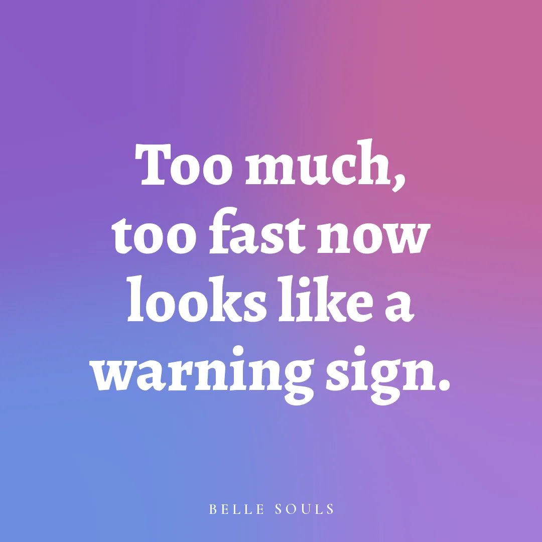 Too much, too fast now looks like a warning sign.