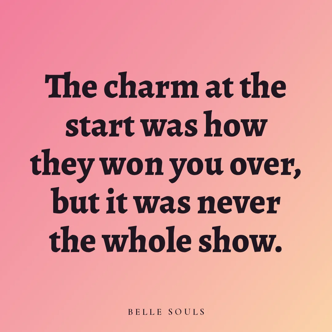 The charm at the start was how they won you over, but it was never the whole show.