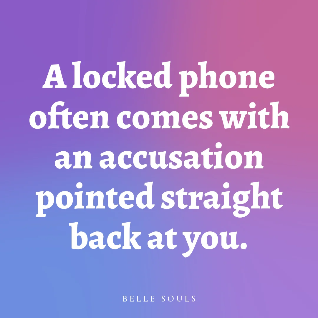 A locked phone often comes with an accusation pointed straight back at you.