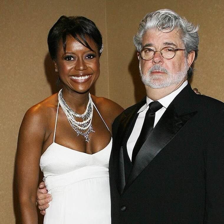 George Lucas and Mellody Hobson 
