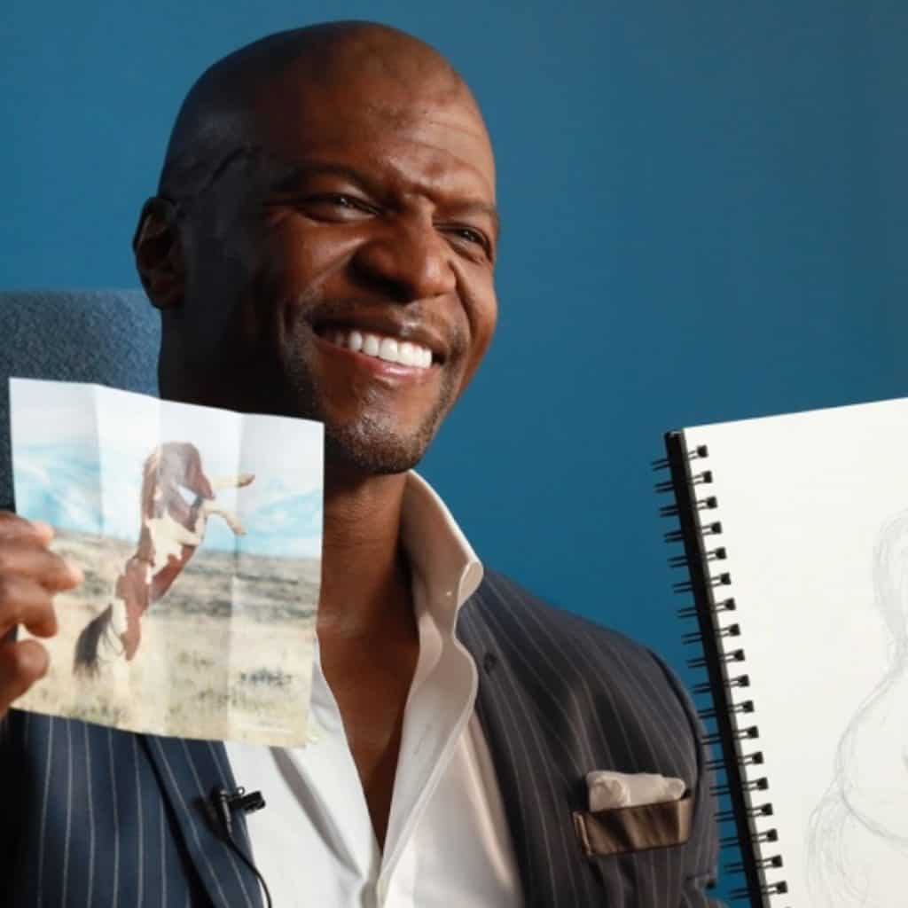 Terry Crews is skilled at drawing.